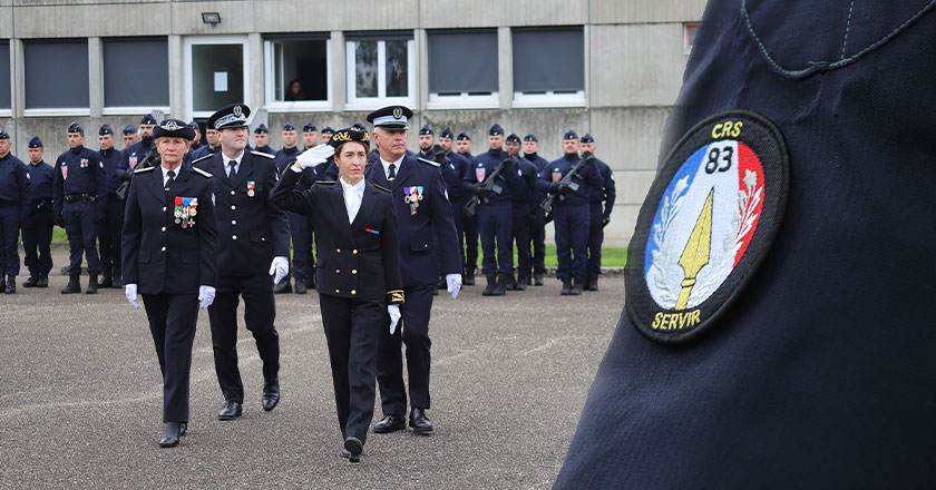 Prise de commandement de la CRS 83 Nouvelle Génération